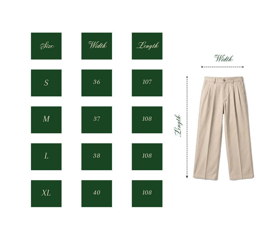 Wide Leg Pleated Pants in Beige